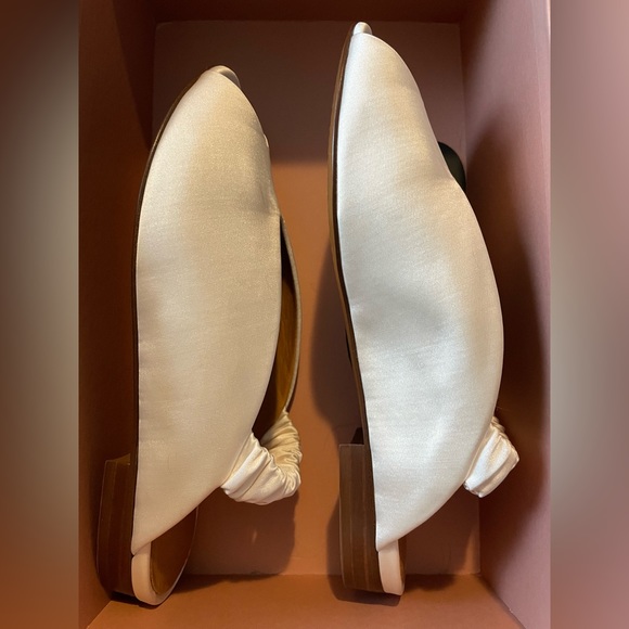 Sezane Low Lou Ballerina Satin Shoes - 5 / 35 - NIB - Picture 7 of 13
